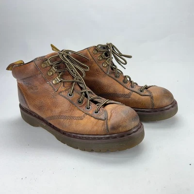 Botas de cuero marrón grueso Doc Martens 8287 vintage Y2K para hombre 9 UK (10 US) Foto 1 de 4