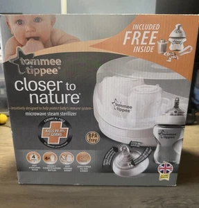 Tommee Tippee Micro Steam Bottle Sterilizer, Closer To Nature, Used, Good - Picture 1 of 3