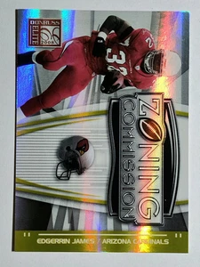 2008 Donruss Elite Zoning Commission Gold #26 Edgerrin James - Picture 1 of 2