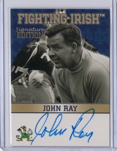 JOHN RAY NCAA Notre Dame 2003 TK Legacy Fighting Irish Auto #F127 Card - Picture 1 of 2