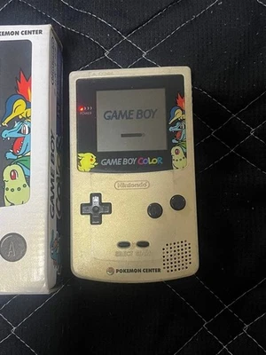 Nintendo GAMEBOY Color Pokemon Center Gold Silver Limited Edition w/Box - Image 1 of 4