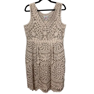 Anthropologie Yoana Baraschi Veiled Alder Dress, 100% Silk, Size 10 - Image 1 of 4