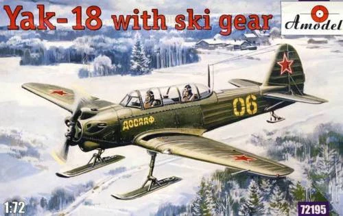Amodel - Yak-18 Con Sci Meccanismo Russia Kit - 1:72 Nuovo Conf. Orig. Raro - Immagine 1 di 1