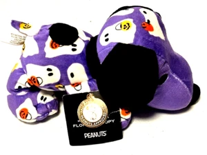 Hallmark Peanuts Floppy Snoopy Happy Hauntings NEW 2023 Purple Halloween 10” NWT - Picture 1 of 6