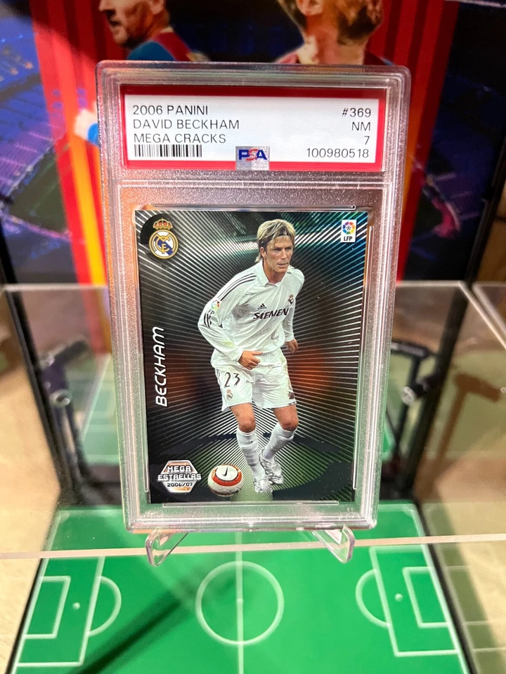 2006-07 Panini Megacracks MGK La Liga Mega Estrellas David Beckham #369 PSA 7 Foto 1 de 4