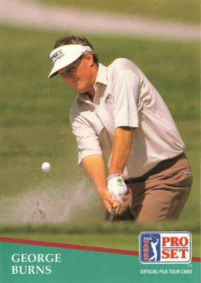 1991 Pro Set Golf Card #169 George Burns - Image 1 of 2