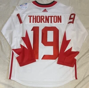 Joe Thornton - World Cup of Hockey Team Canada Home Adidas NHL Hockey Jersey S - Picture 1 of 6