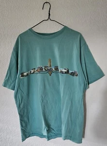 Faded Glory Surfboards surf aesthetic Faded And Distressed Tee Shirt sz L - Picture 1 of 4
