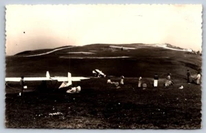Echt Foto Postkarte RPPC Spanien Llanes Aussicht Menschen - Bild 1 von 2