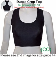 children's dance crop tops