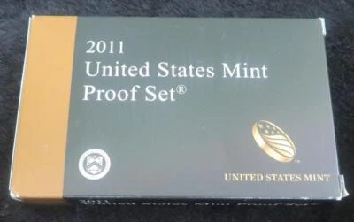 2011 Proof Set *14 Coins with Box and COA - Image 1 of 4