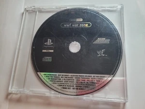 wwf warzone ps1 game - rare promo disc - Picture 1 of 5