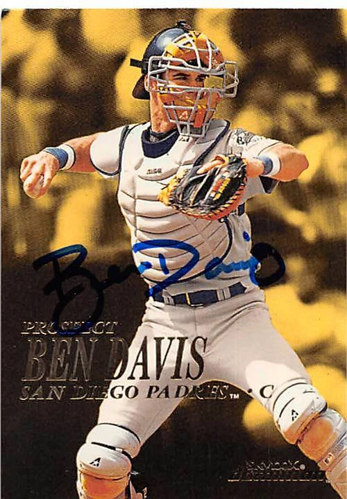 Ben Davis autographed baseball card (San Diego Padres) 2000 Skybox Dominion #260 - Image 1 of 1
