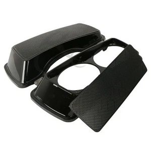 Dual 6x9'' Saddlebag Speaker Lids Fit For Harley Touring Road King Glide 93-13 - Picture 1 of 12