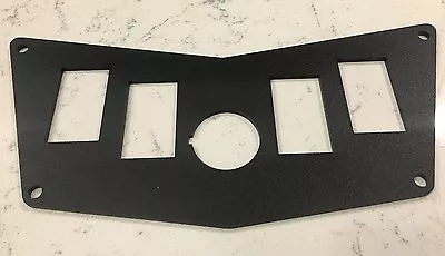 POLARIS RZR 800 900 570 PLACA DE INTERRUPTOR DE TABLERO PANEL REDONDO METAL 5 INTERRUPTORES BALANCÍN Foto 1 de 2