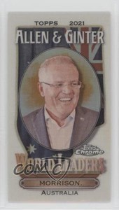 2021 Topps Allen & Ginter's Chrome Mini World Leaders Scott Morrison #MWL-9