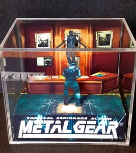 Metal Gear Solid - Diorama Cubo 3D Hecho a Mano - Videojuegos - Shadowbox - Imagen 1 de 7