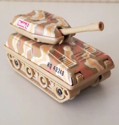 Vtg Rare Buddy L HQ 49248 Camouflage Army Tank, Japan. [F52 1122] - Image 1 of 4