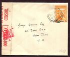 MOZAMBIQUE PORTUGAL 1942 80C ISSUE CENSORED COVER LOURENCO MARQUES TO CAPE TOWN