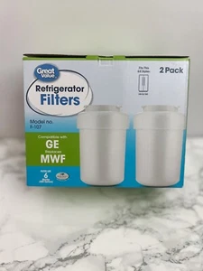 Refrigerator Water Filter Replacement For GE MWF | 2-Pack | NEW - Picture 1 of 5
