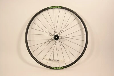 Oval 400 Disc 29" Front Wheel Centerlock 100x15mm TA 28h Blk/Grn F16 - Image 1 of 3