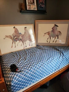 2avail. Carol Grigg The Guardians Original Gango Gallery Litho 40 x 28 Vintage  - Picture 1 of 17