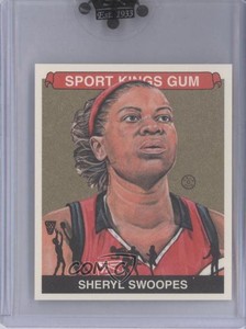 2010 Sportkings Series D Mini Gold /3 Sheryl Swoopes HOF