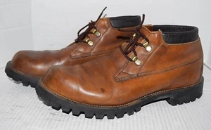 Botas Chukka Danner de Colección Hechas en EE. UU. Cuero Tostado Trabajo con Cordones al Tobillo para Hombres Talla 11.5 - Imagen 1 de 4
