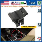 For Toyota Highlander Center Console Insert Divider Phone Cup Holder 2014-2019