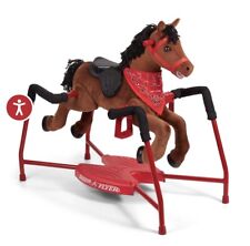 Radio Flyer Chestnut Plush Interactive Riding Horse Kids Ride on Toy Open Box