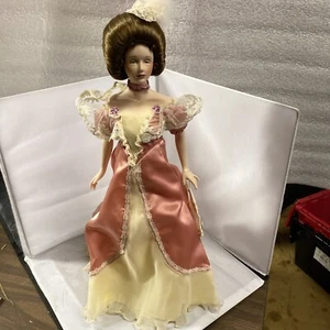 FRANKLIN MINT GIBSON GIRL PORCELAIN DOLL 22” - Picture 1 of 4