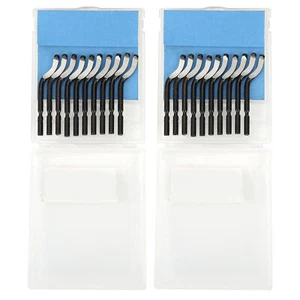 20Pcs Trimming Knife Blade Replacement Cutter Head For Scraping PVC Plastic Iron - Picture 1 of 12