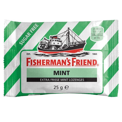 Fisherman's Friend Mint Pastillen ohne Zucker - 24 Beutel