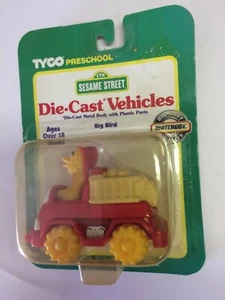 1997 Sesame Street Big Bird's Fire Engine Die Cast Vehicle Tyco Matchbox - Picture 1 of 2