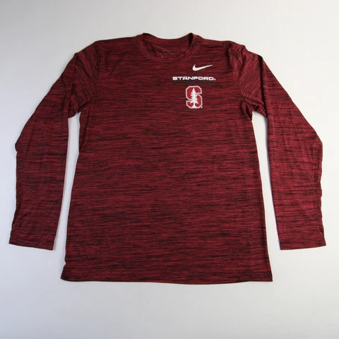 Stanford Cardinal Nike Dri-Fit Long Sleeve Shirt Men's Dark Red Used Cover