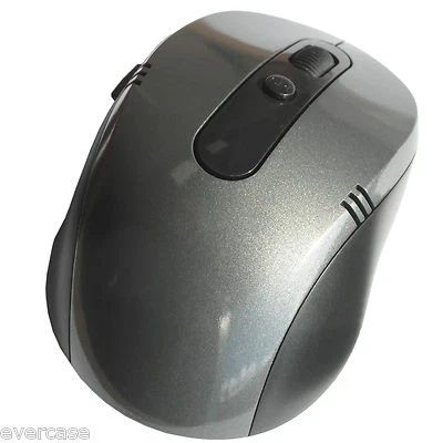 2.4G Wireless / Cordless Optical Mouse with USB Receiver. SILVER - Image 1 of 3