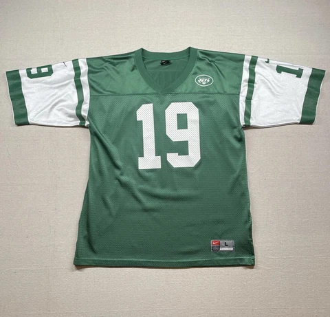 Nike Football Jersey Mens L Jets Keyshawn Johnson Made In USA Team NFL 19 Cover