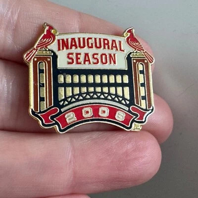 MLB St. Louis Cardinals 2006 Inaugural Season in Busch Stadium STL Lapel Pin - Image 1 of 4