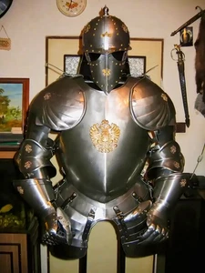 Royal Polish Winged Husar Full Plate Armor -- Warrior Cosplay Armor Suit - Bild 1 von 3