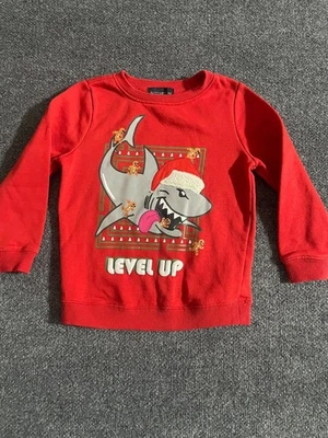 Blizzard Bay Boys Sweater Ugly Christmas Size  12-14 Shark - Image 1 of 4