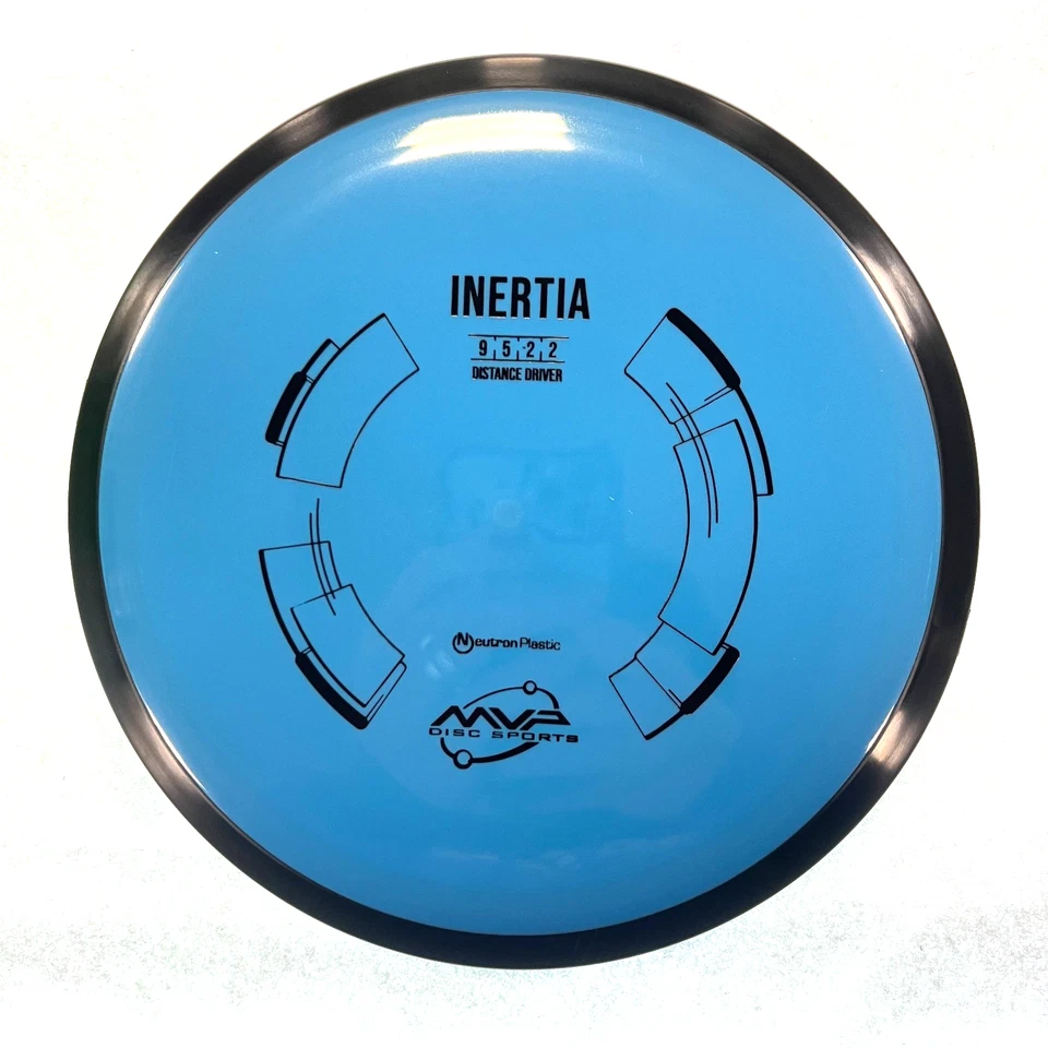 NEW DISC GOLF MVP NEUTRON INERTIA DISTANCE DRIVER 170g BLUE - Image 1 of 1