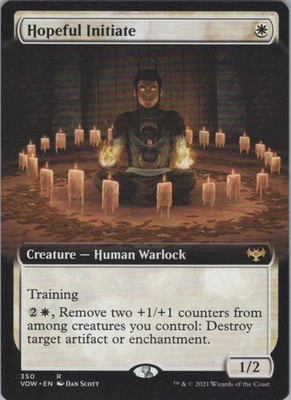 Hopeful Initiate (Extended Art) R Innistrad: Crimson Vow 350 NM - Image 1 of 2