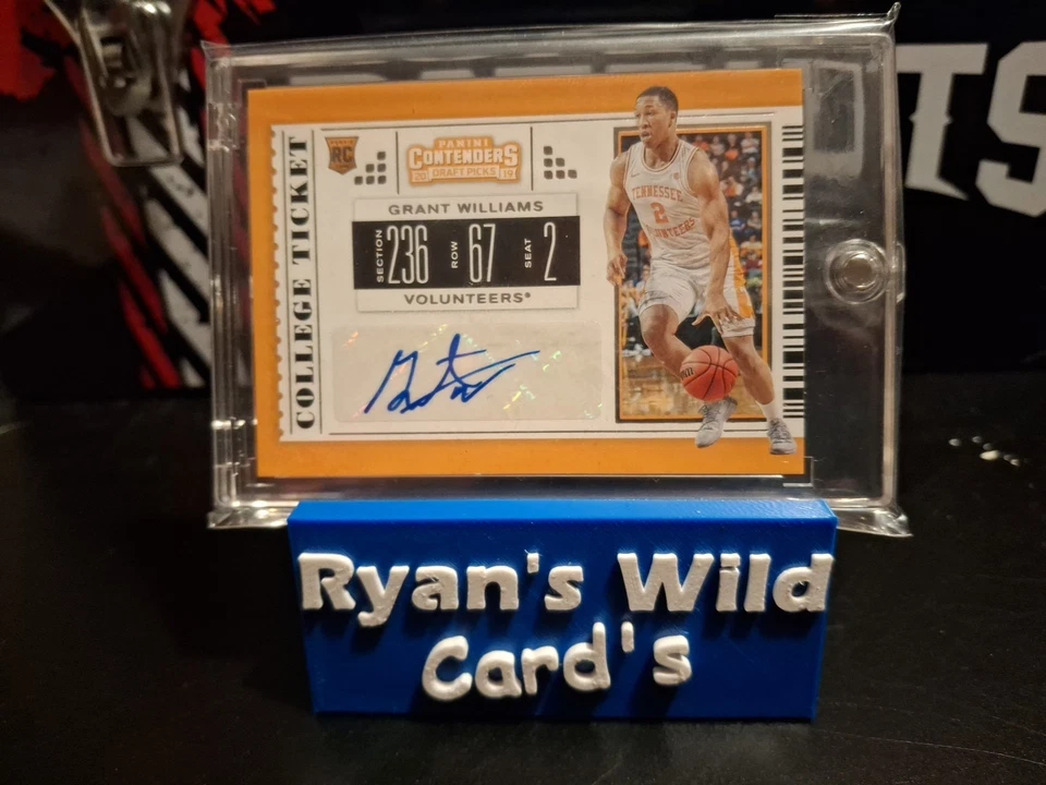 2019-20 Panini Contenders Draft Picks - RPS College Ticket Grant Williams #75 RC - Image 1 of 4