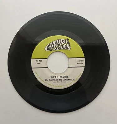 Sal Deleon & The Centennials “ Sique Llorando” Tejano Tex Mex Record  Foto 1 de 2