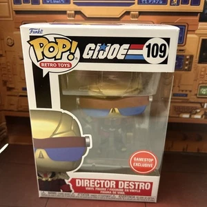 Funko Pop! Retro Toys G.I. Joe Director Destro exclusivo de GameStop #109 - Imagen 1 de 6