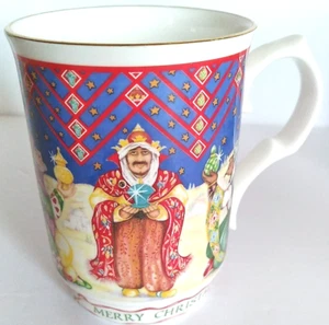 VTG Sadler The Three Kings Merry Christmas Fine Bone China Mug Cup England VGC - Picture 1 of 7