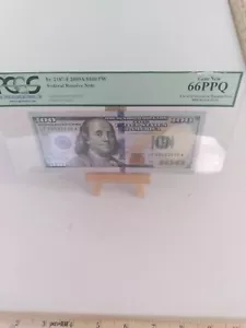 PCGS Gem New 66PPQ Fr. 2187-F 2009A $100 Federal Reserve Note BEP CUT - Picture 1 of 4