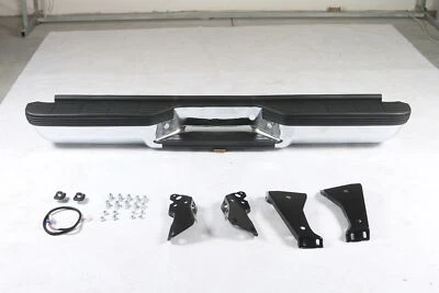 For 1988-2000 Chevy Silverado GMC Sierra C/K 1500 2500 Chrome Steel Rear Bumper - Изображение 1 из 4