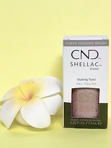 CND Shellac UV Gel Polish - Blushing Topaz 0.25oz