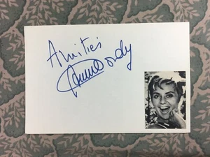 Annie Cordy - Le Chat - Les galets d'Étretat - High Street - Autograph 1968 - Picture 1 of 2